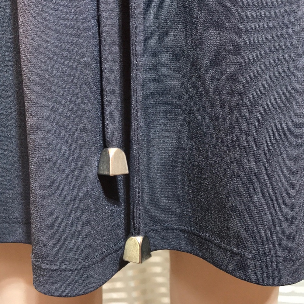 Spense Gray Batwing Dolman Tie Waist Cinched Dress - Picture 12 of 16